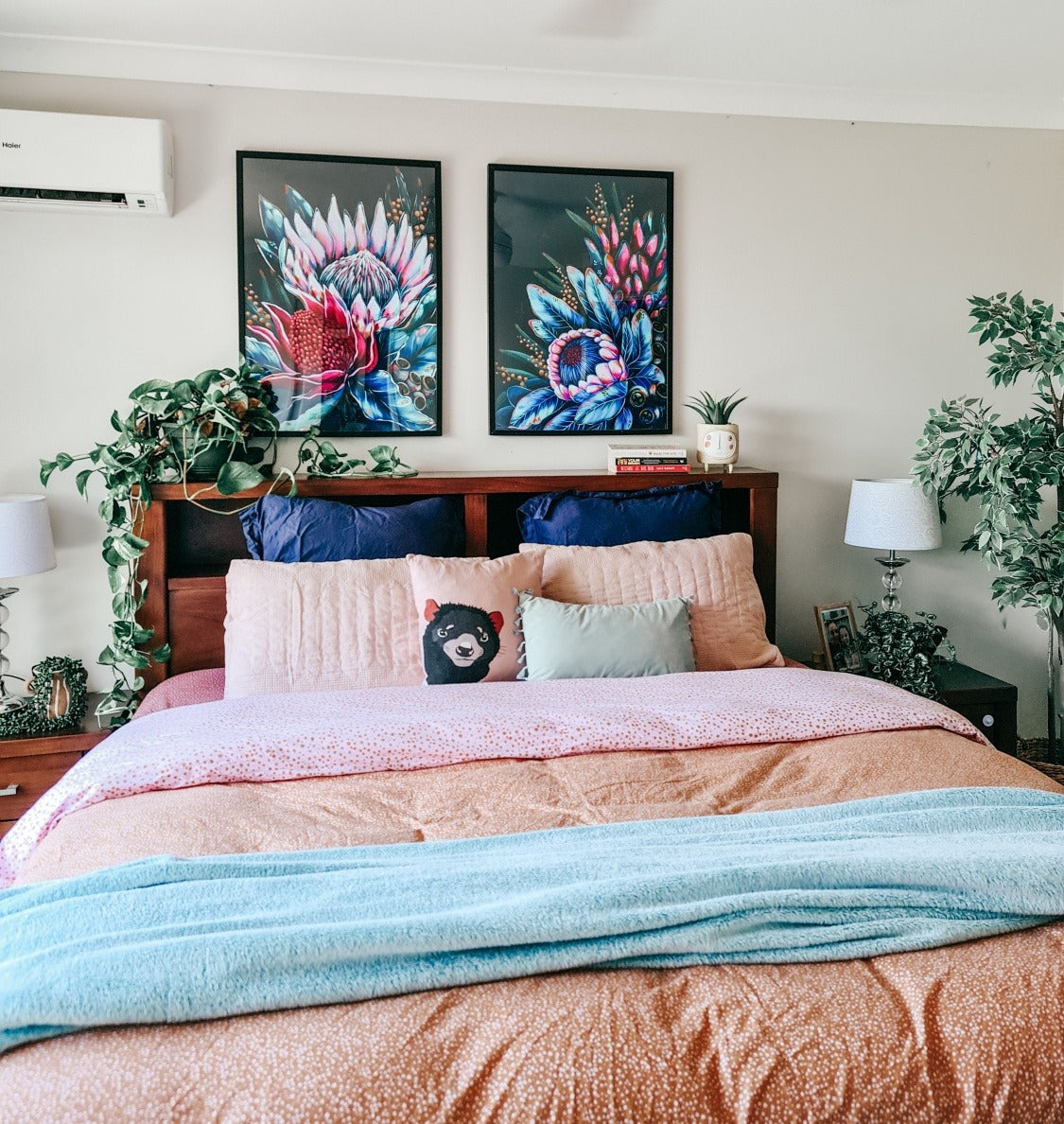 'In full bloom' Native floral print