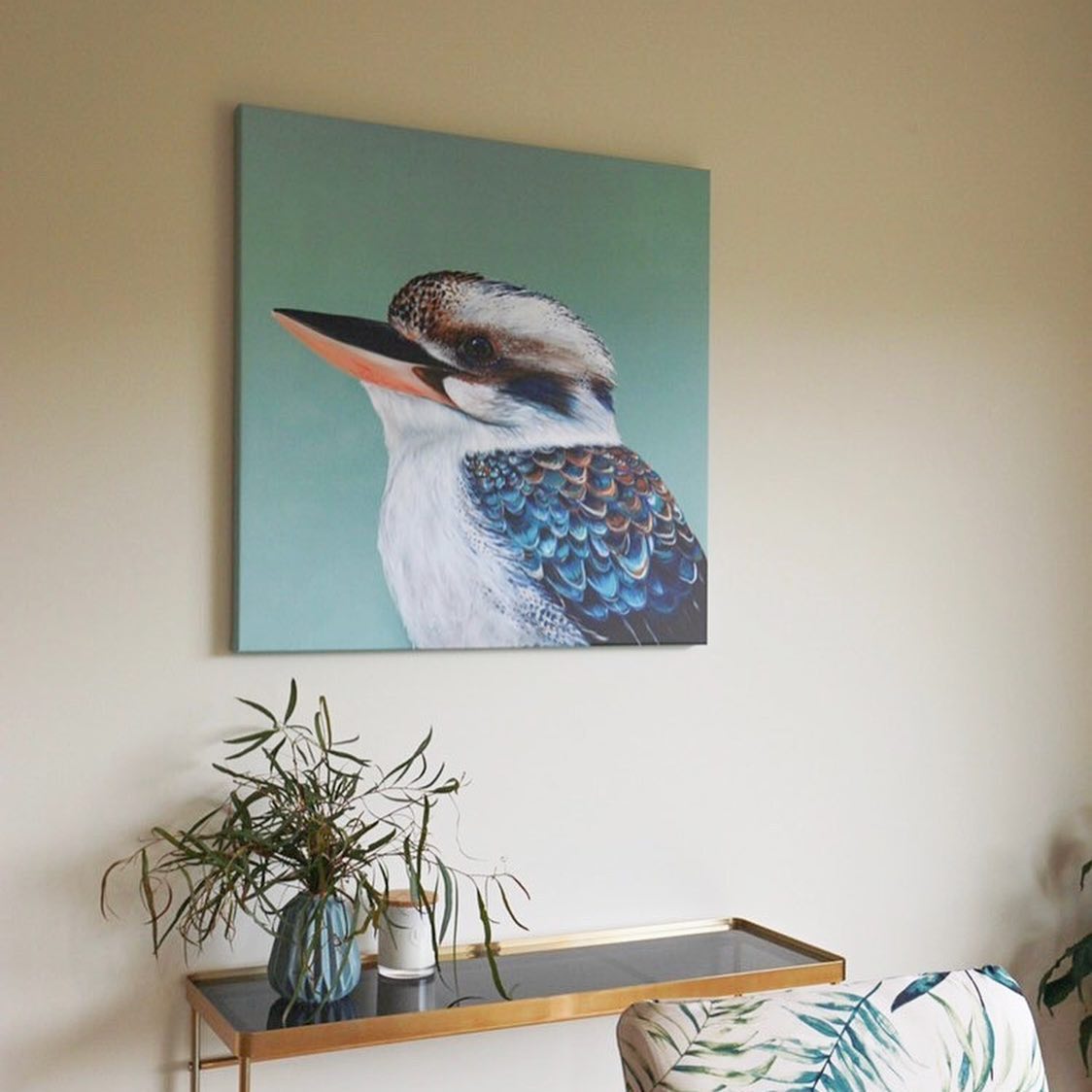 &#39;Clifford&#39; the Kookaburra canvas print