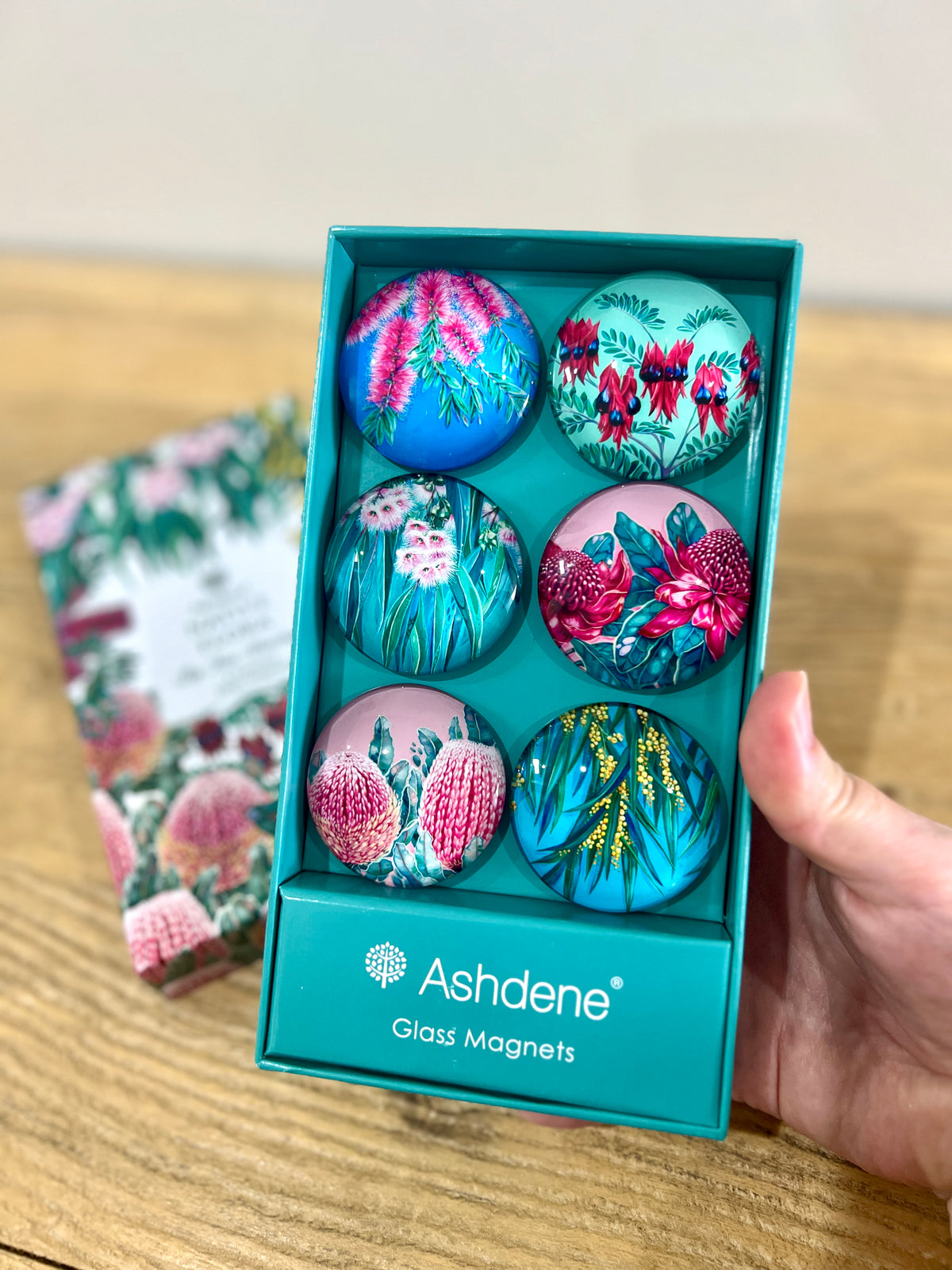 Ashdene Native Flora gift boxed set of 6 magnets PRE-ORDER