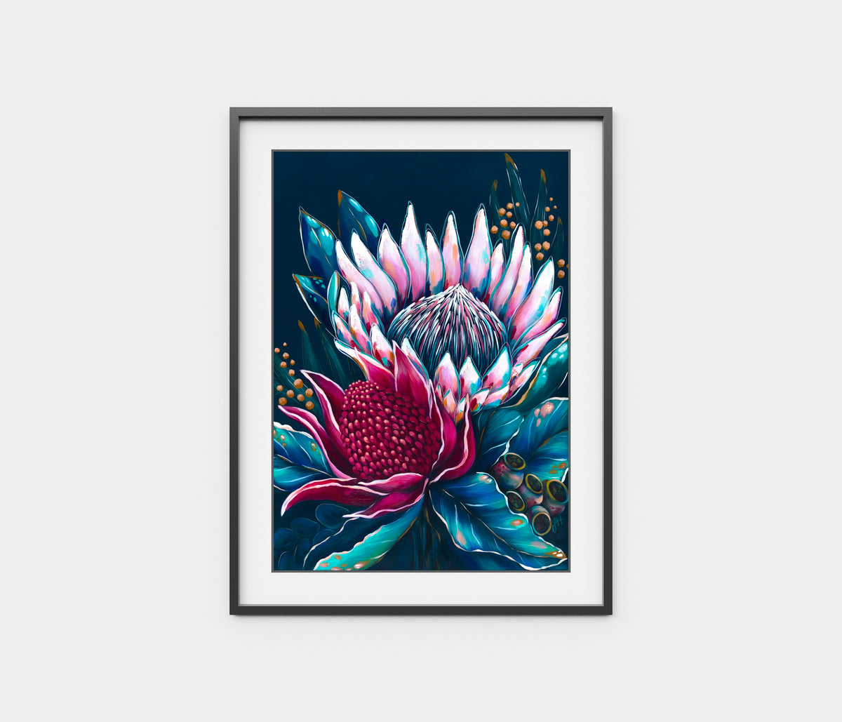 'In full bloom' Native floral print