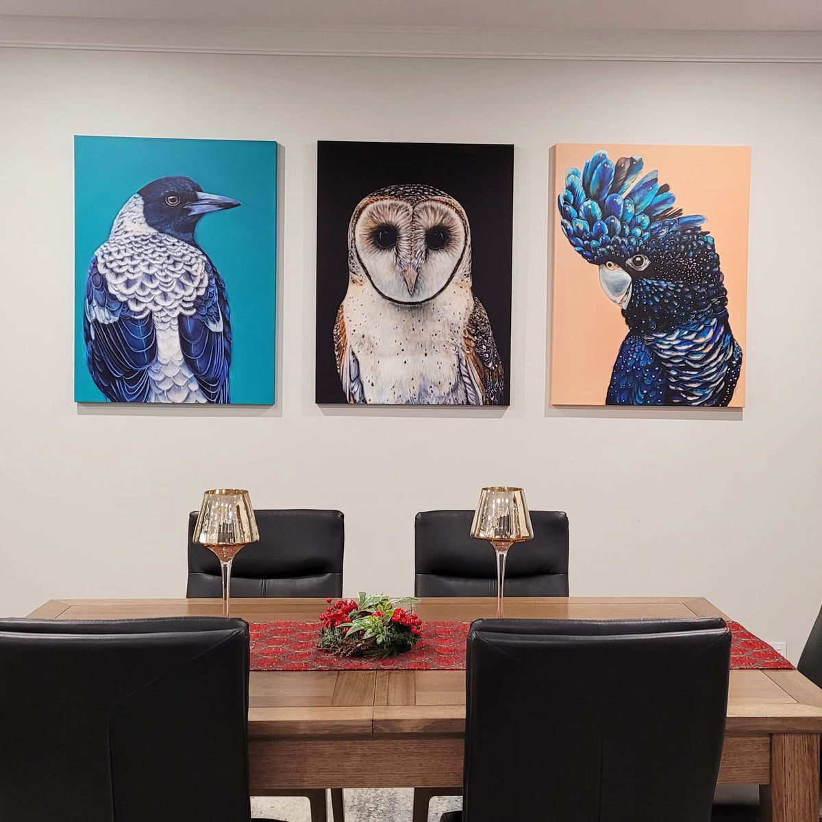 'Jarrah' The Red Tailed Black Cockatoo canvas print