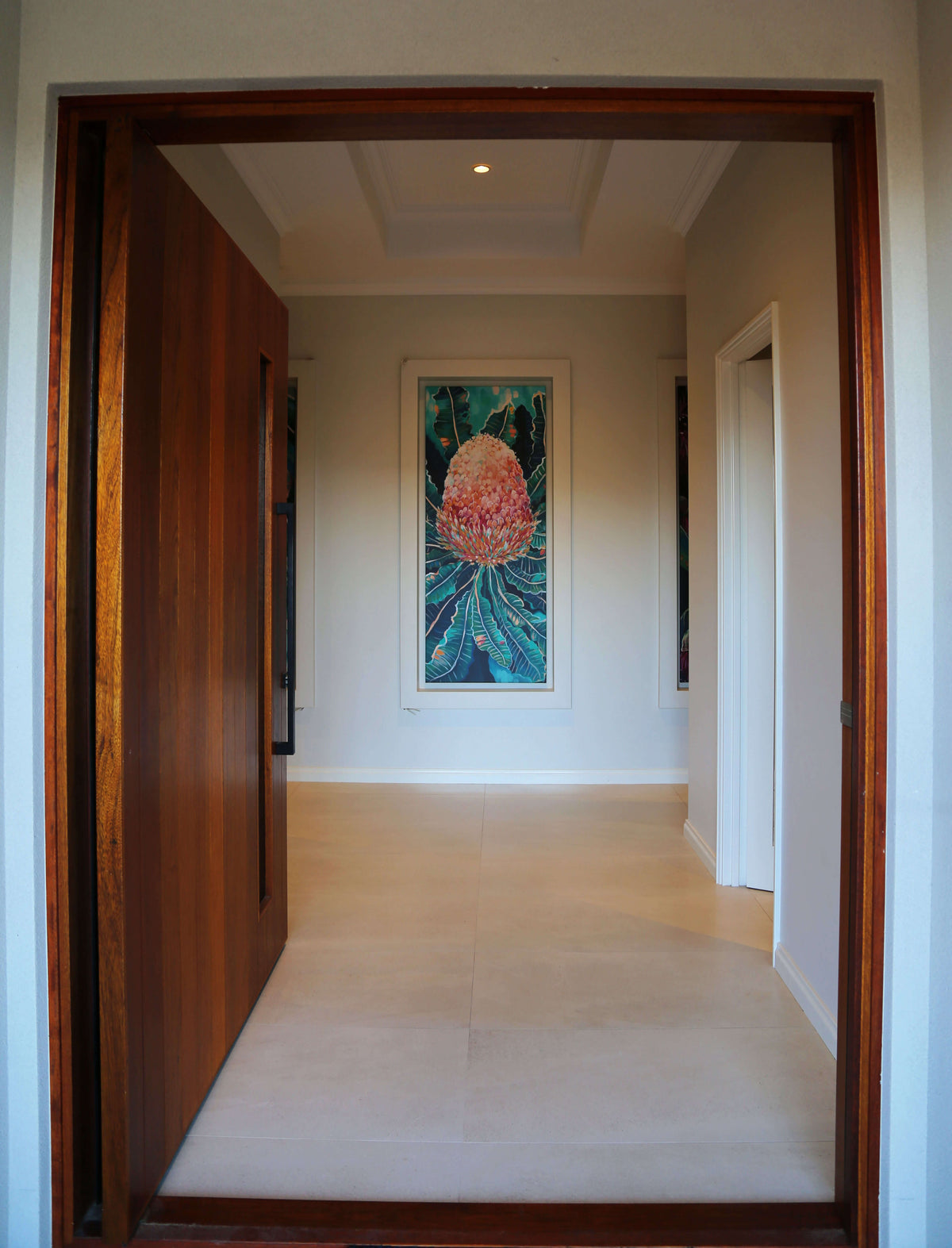 'Blooming Banksia' canvas print