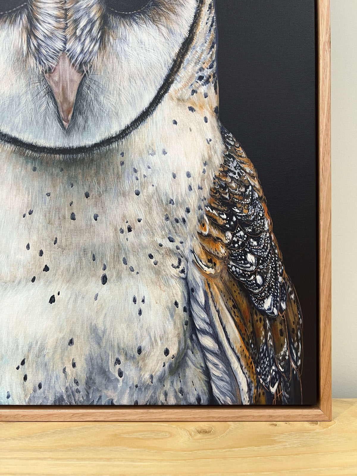 Faith the Australian Masked Owl Canvas Print