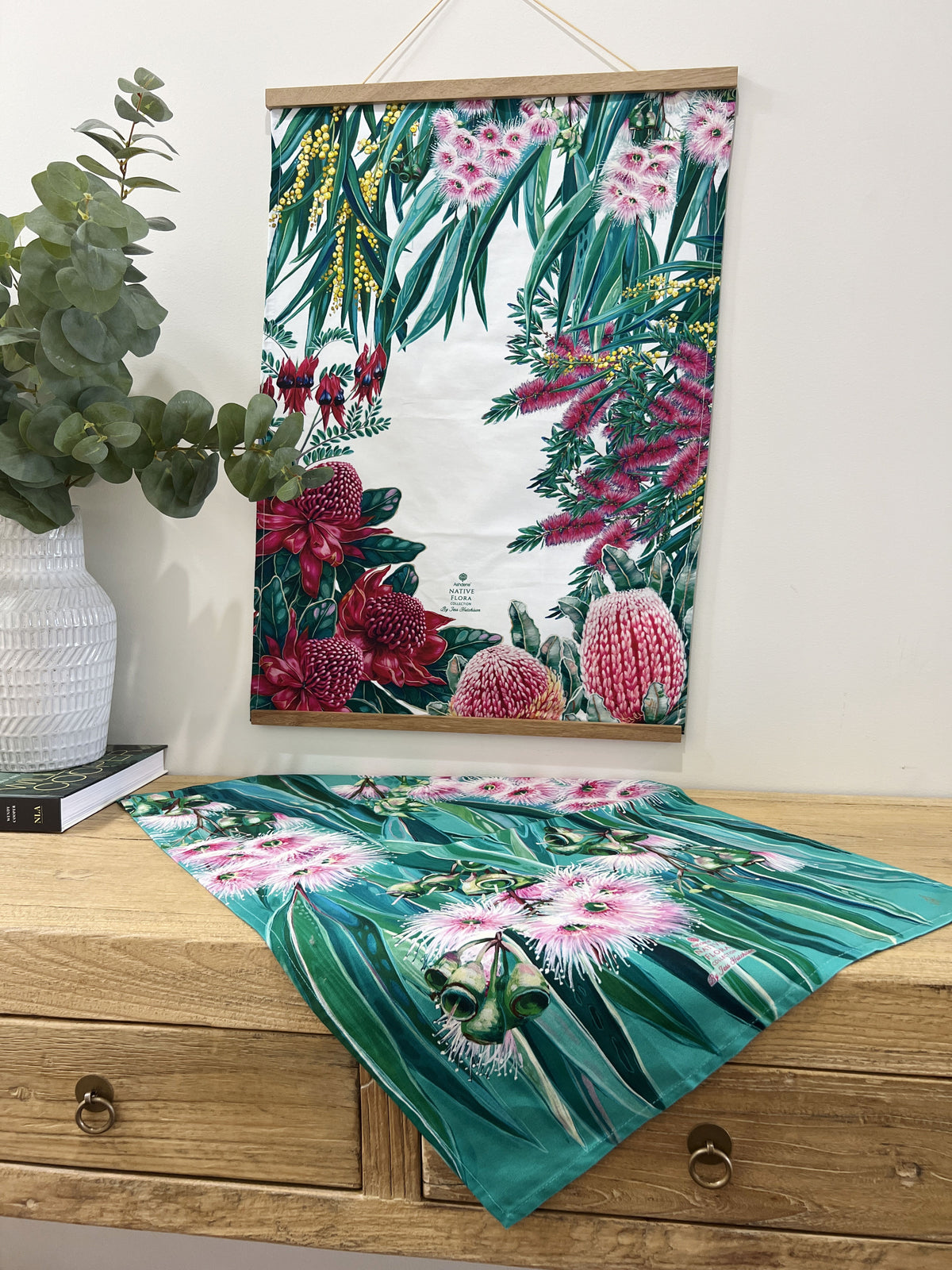 Ashdene Native Flora Tea Towel set of 2 PREORDER