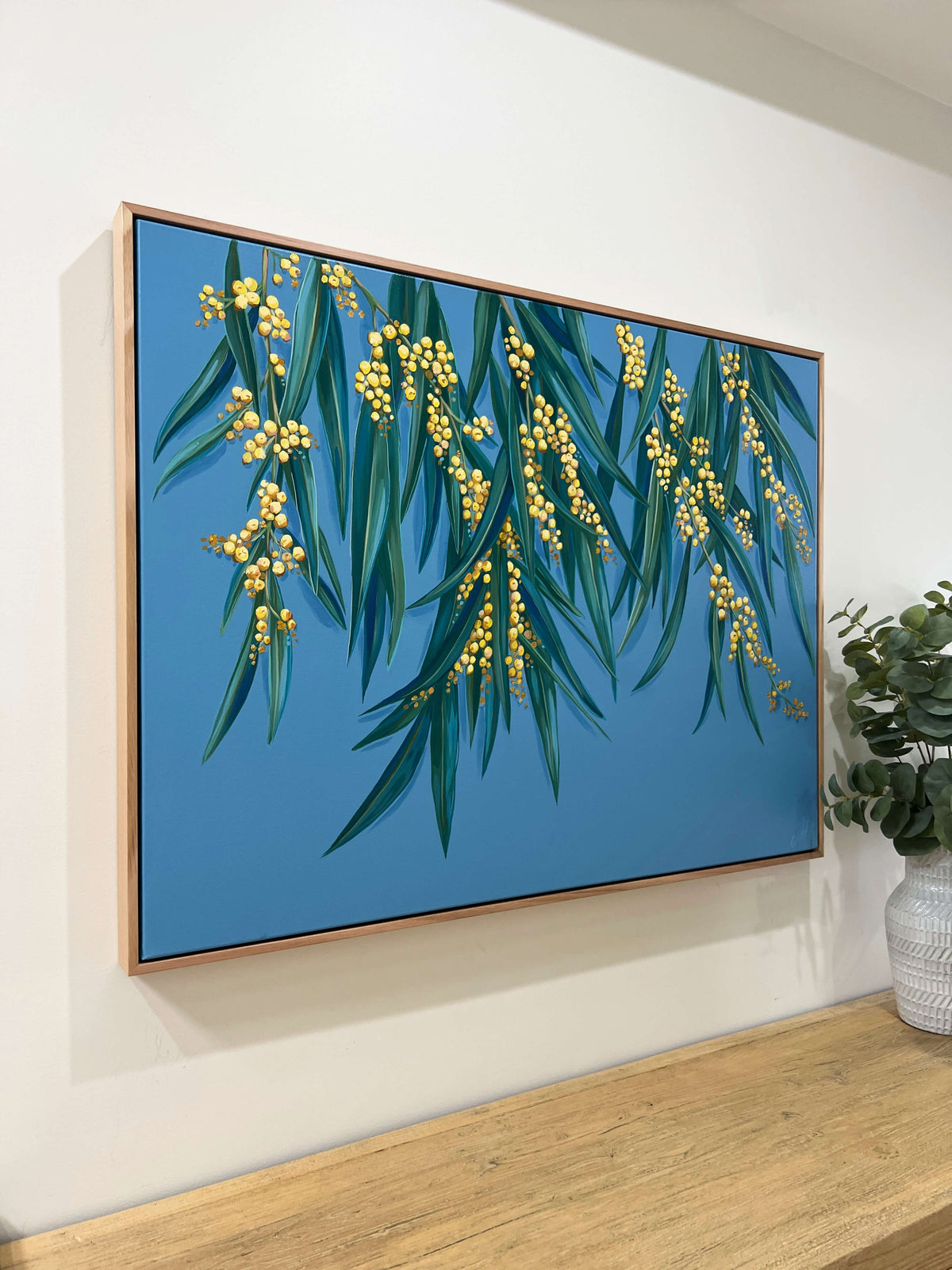 'Golden Hour' Wattle - Original framed artwork