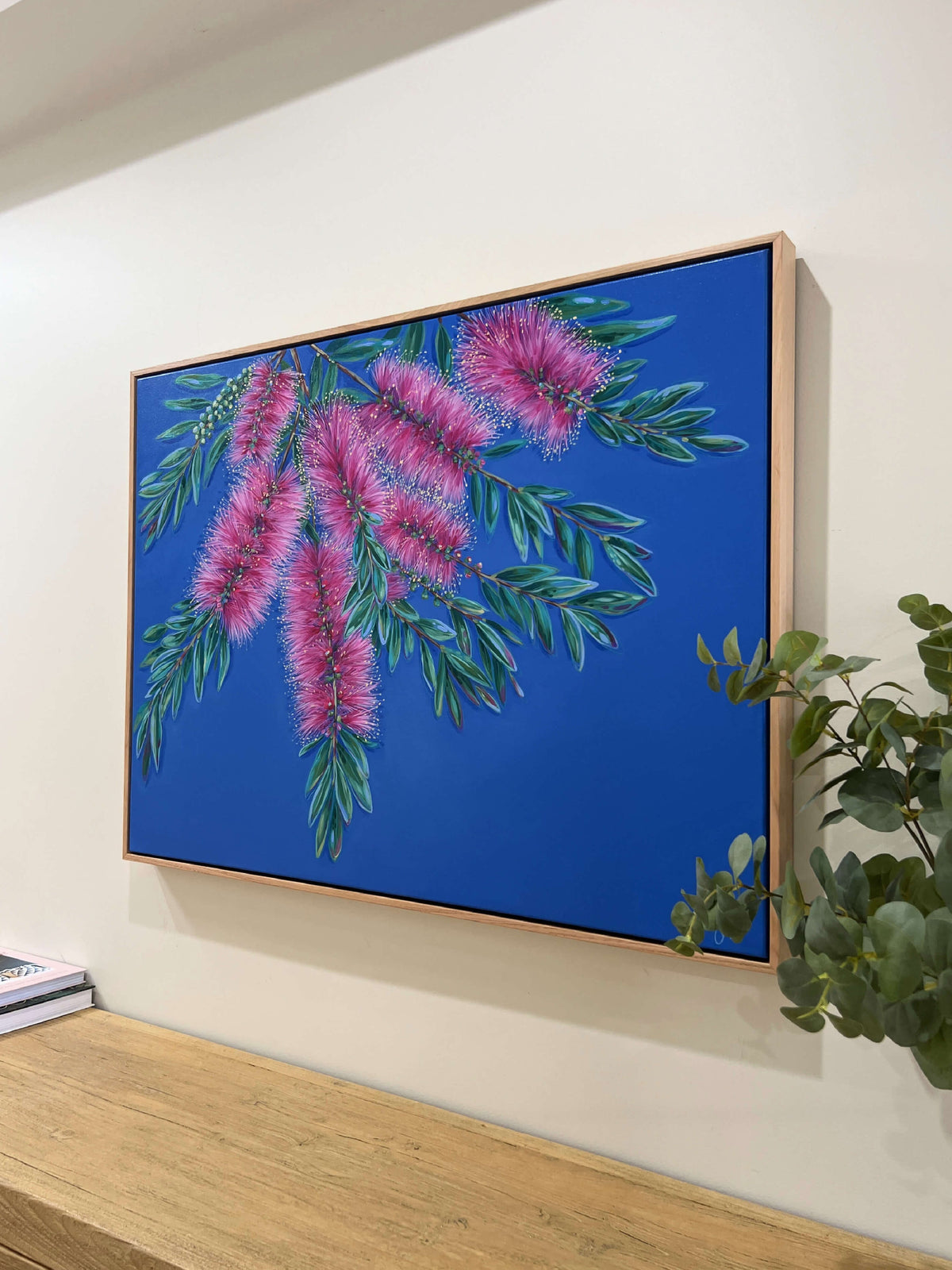 'Happy Days' Bottlebrush original framed artwork