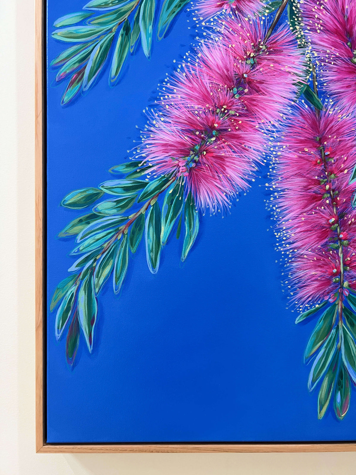 'Happy Days' Bottlebrush original framed artwork