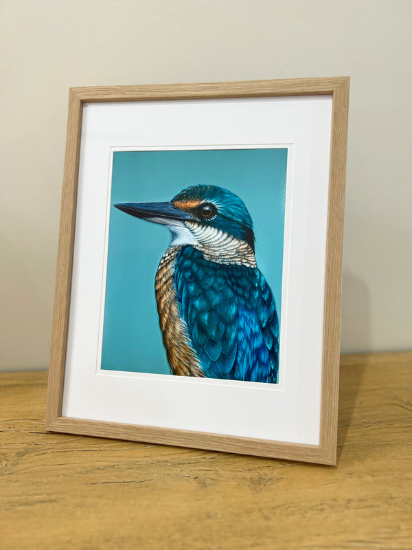 絵画J・HOOK KINGFISHER IN AN EXOTTC GARDEN（This painting