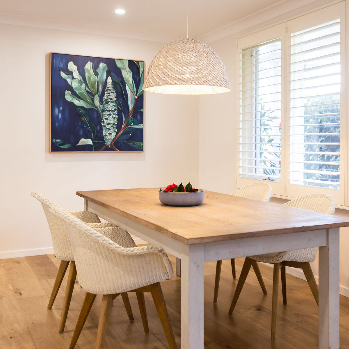'Midnight Banksia' canvas print