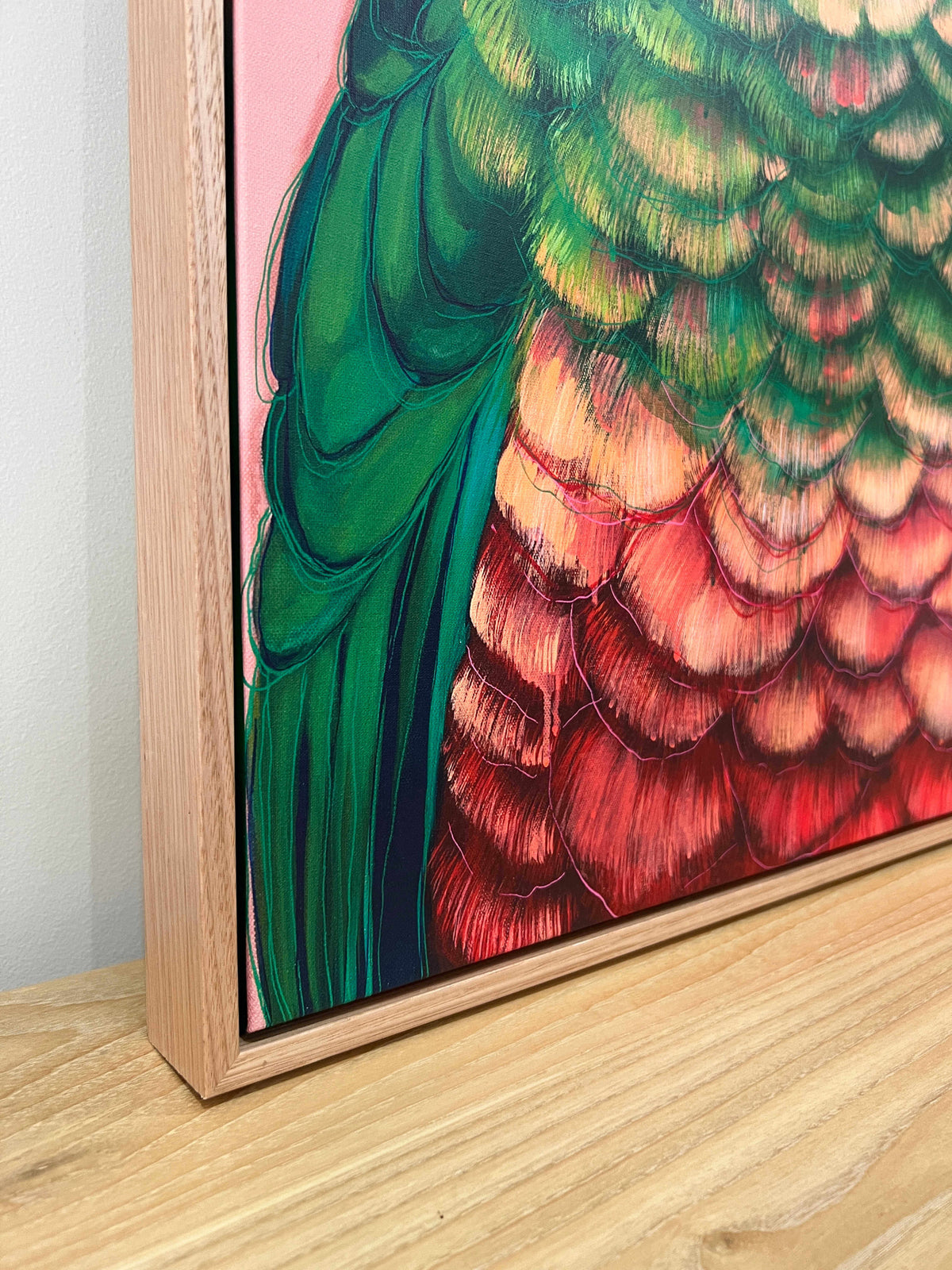 'Queenie' the King Parrot Canvas Print