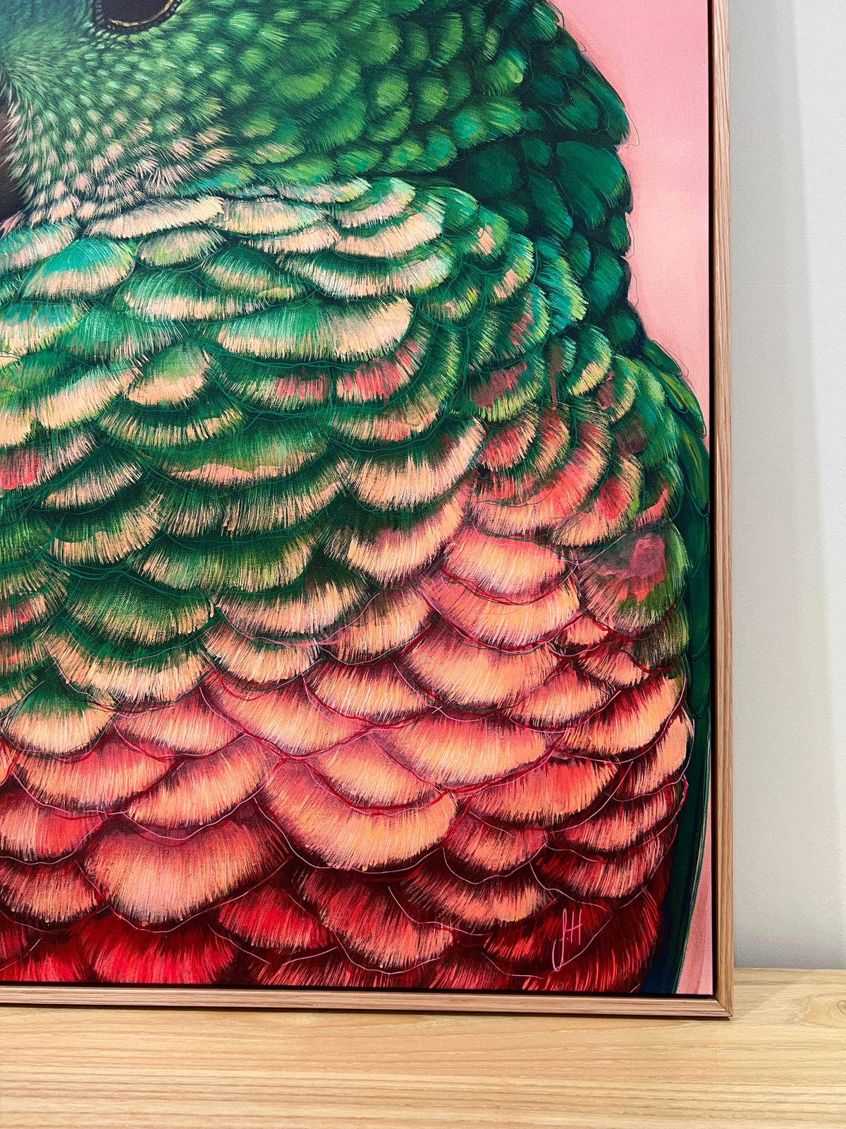 'Queenie' the King Parrot Canvas Print