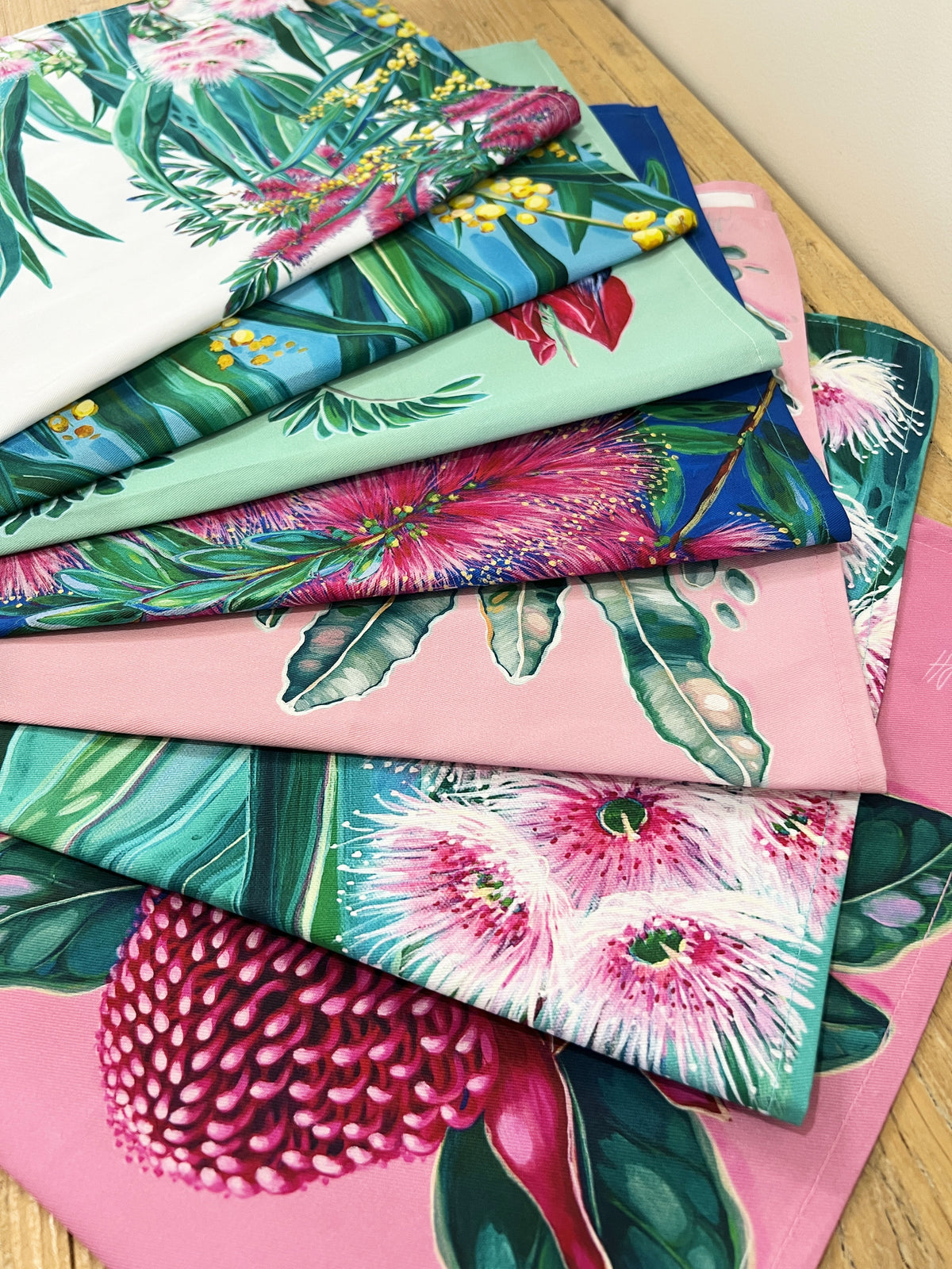 Ashdene Native Flora Tea Towel set of 2 PREORDER