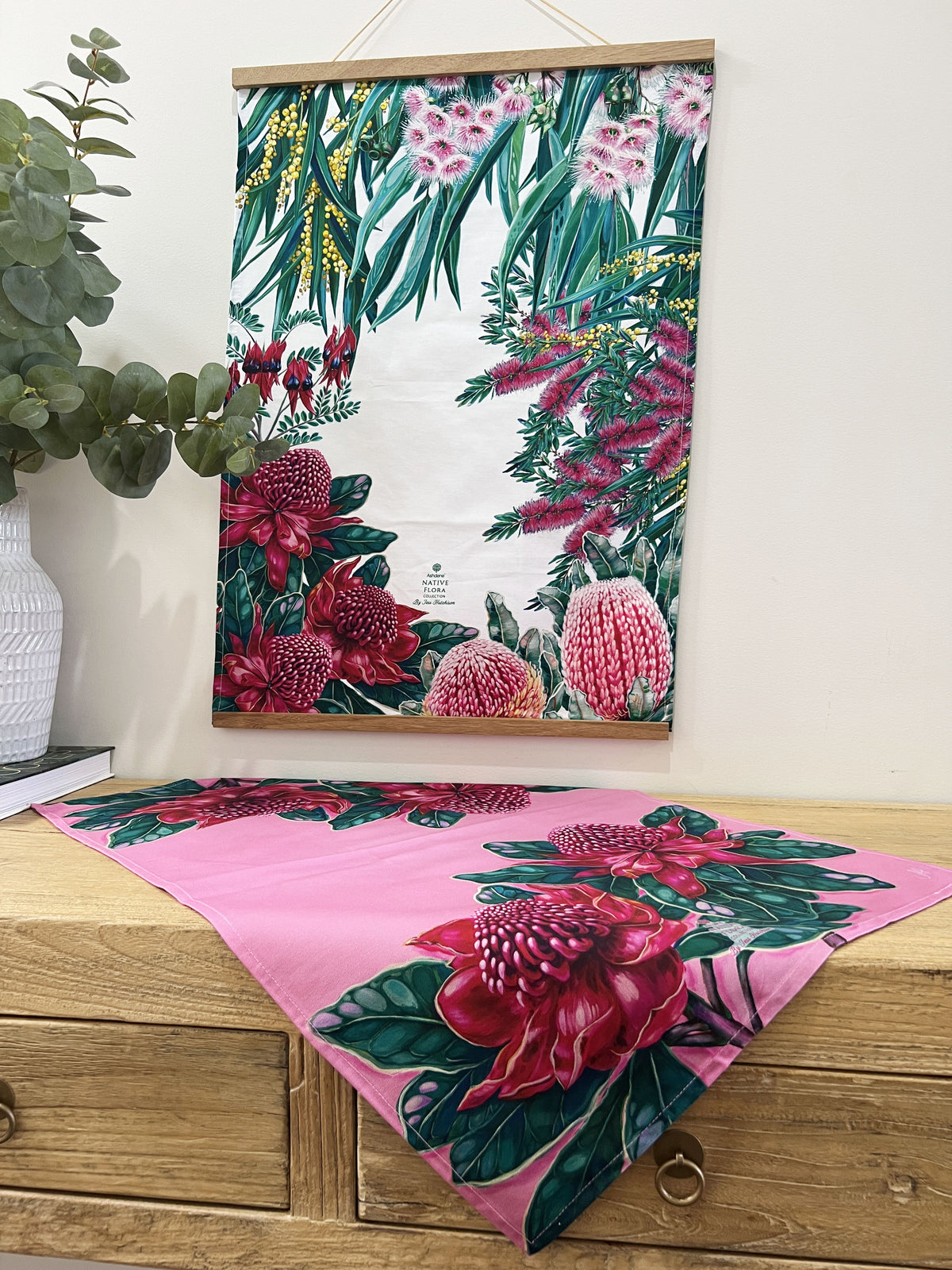 Ashdene Native Flora Tea Towel set of 2 PREORDER