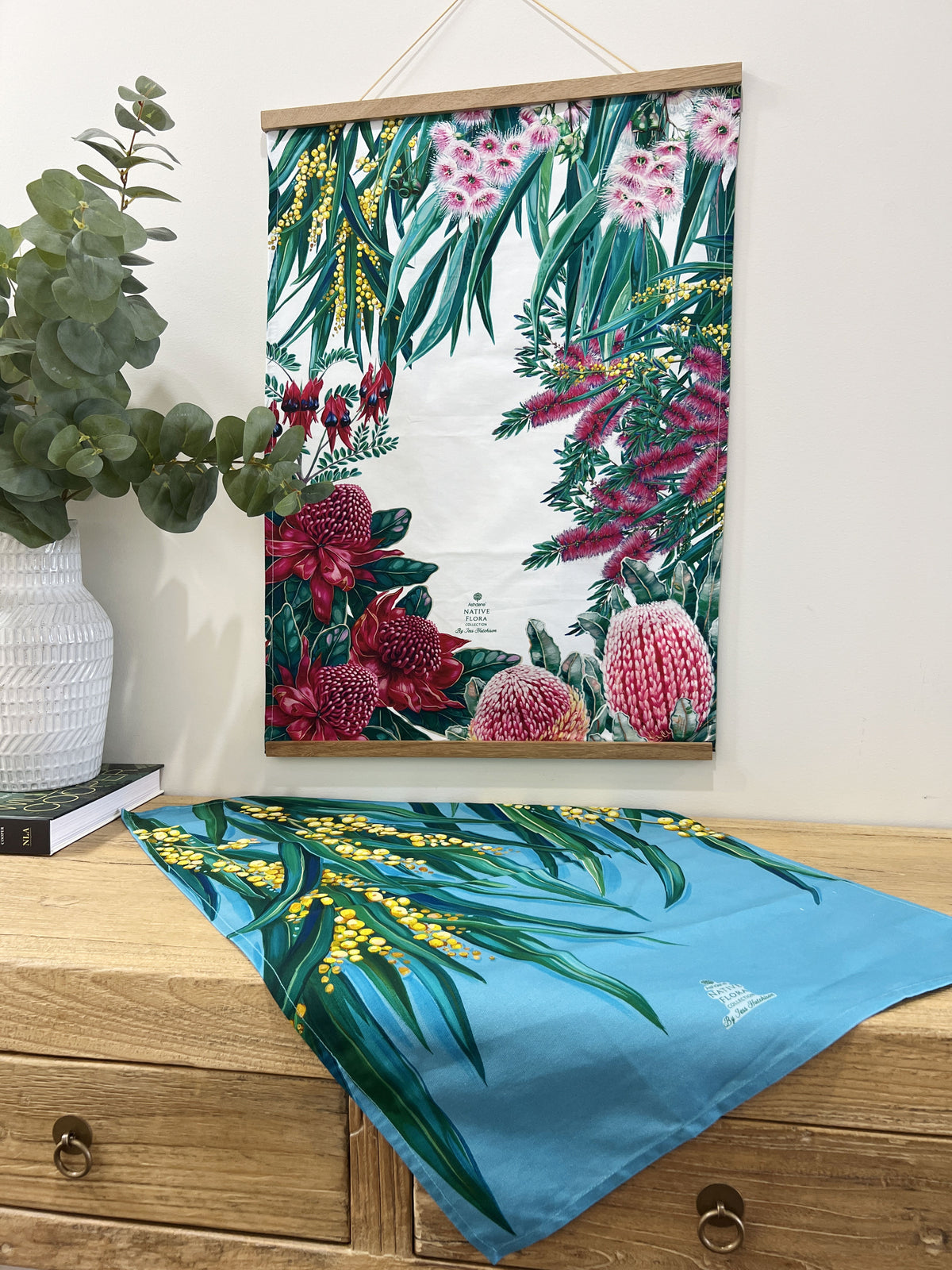 Ashdene Native Flora Tea Towel set of 2 PREORDER