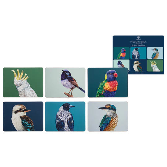 Ashdene Modern Birds placemat set (delivery late Oct)