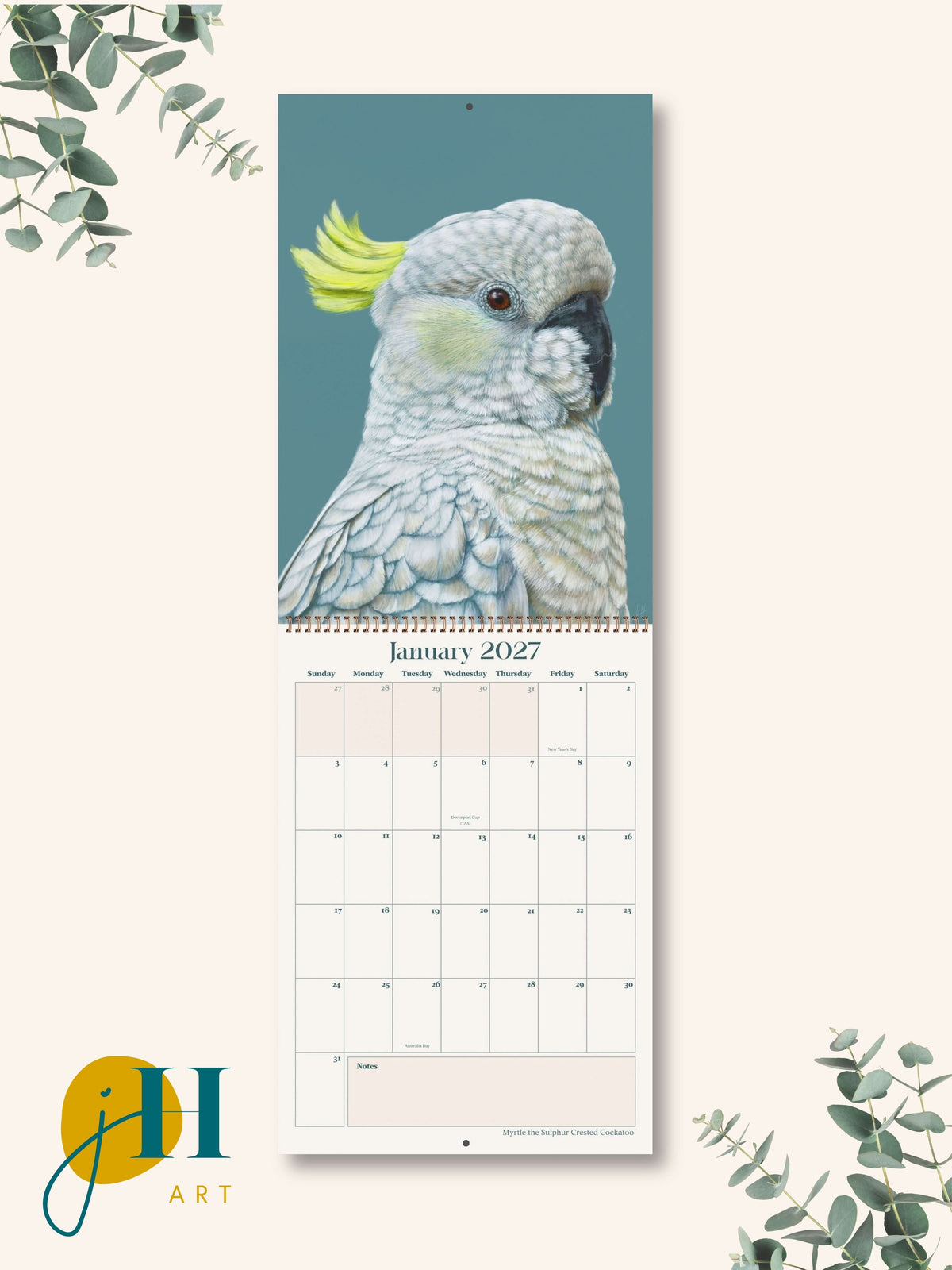 PRE-ORDER A4 size 2027 Premium Art Calendar