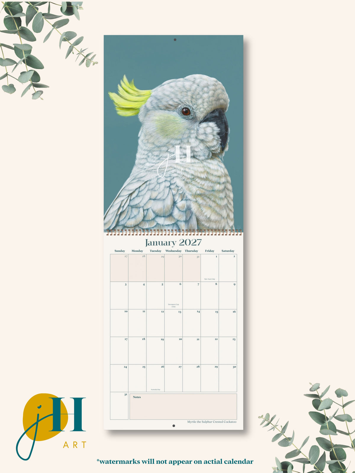 PRE-ORDER A4 size 2027 Premium Art Calendar (COMING SOON)