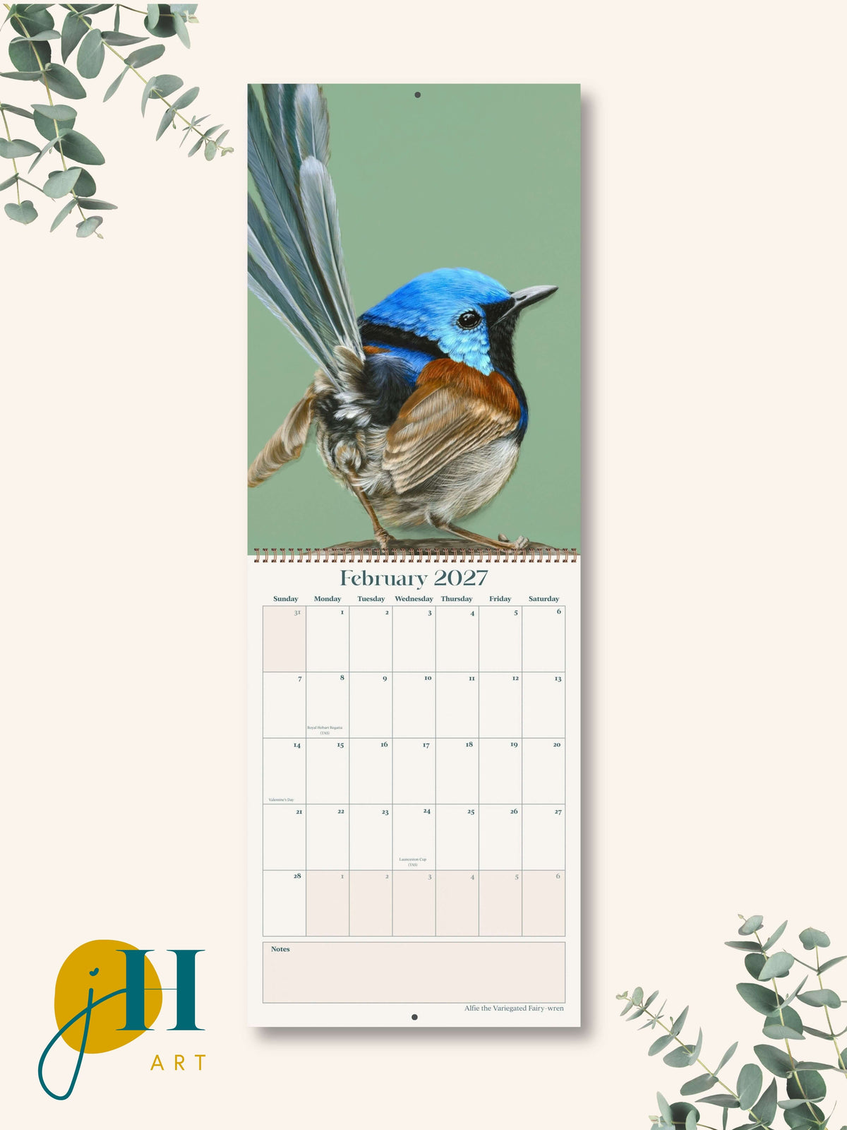 PRE-ORDER A4 size 2027 Premium Art Calendar