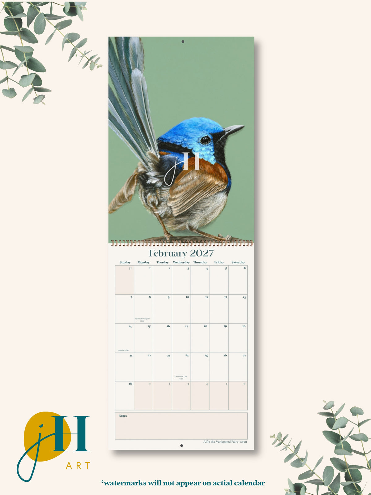 PRE-ORDER A4 size 2027 Premium Art Calendar (COMING SOON)