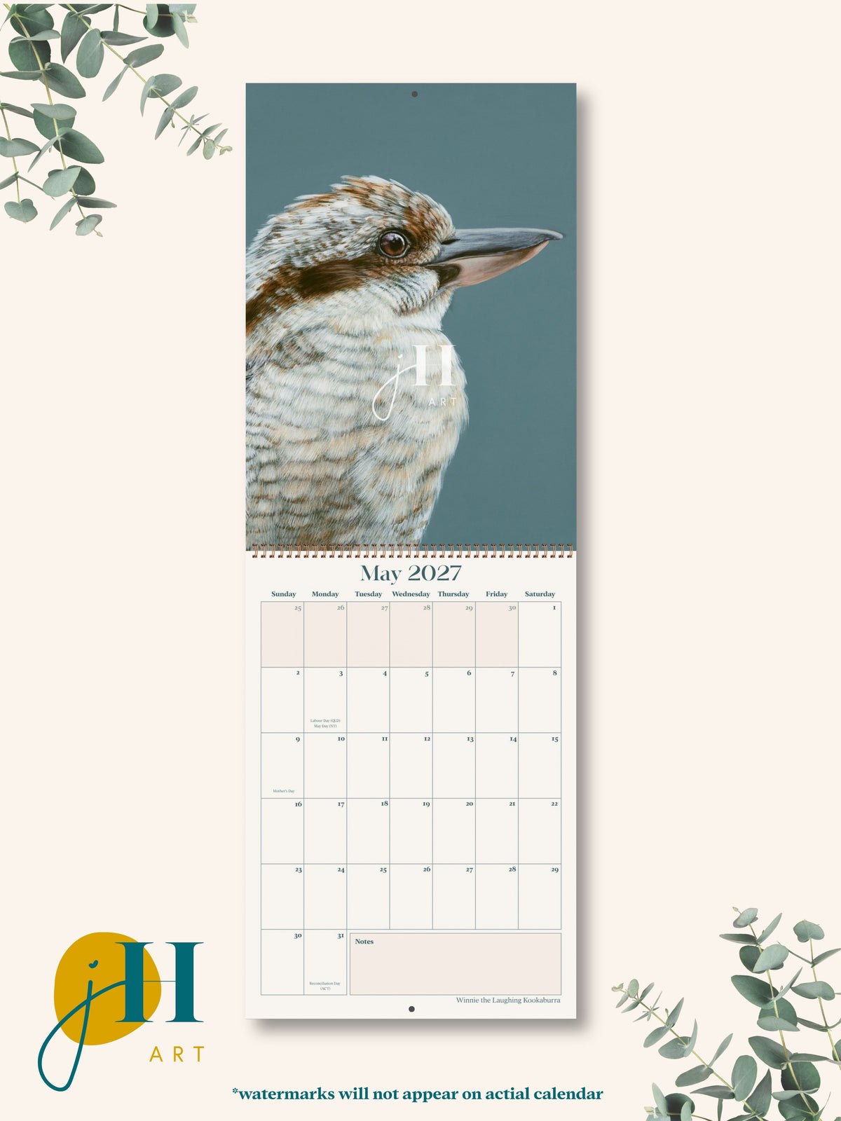 PRE-ORDER A4 size 2027 Premium Art Calendar (COMING SOON)