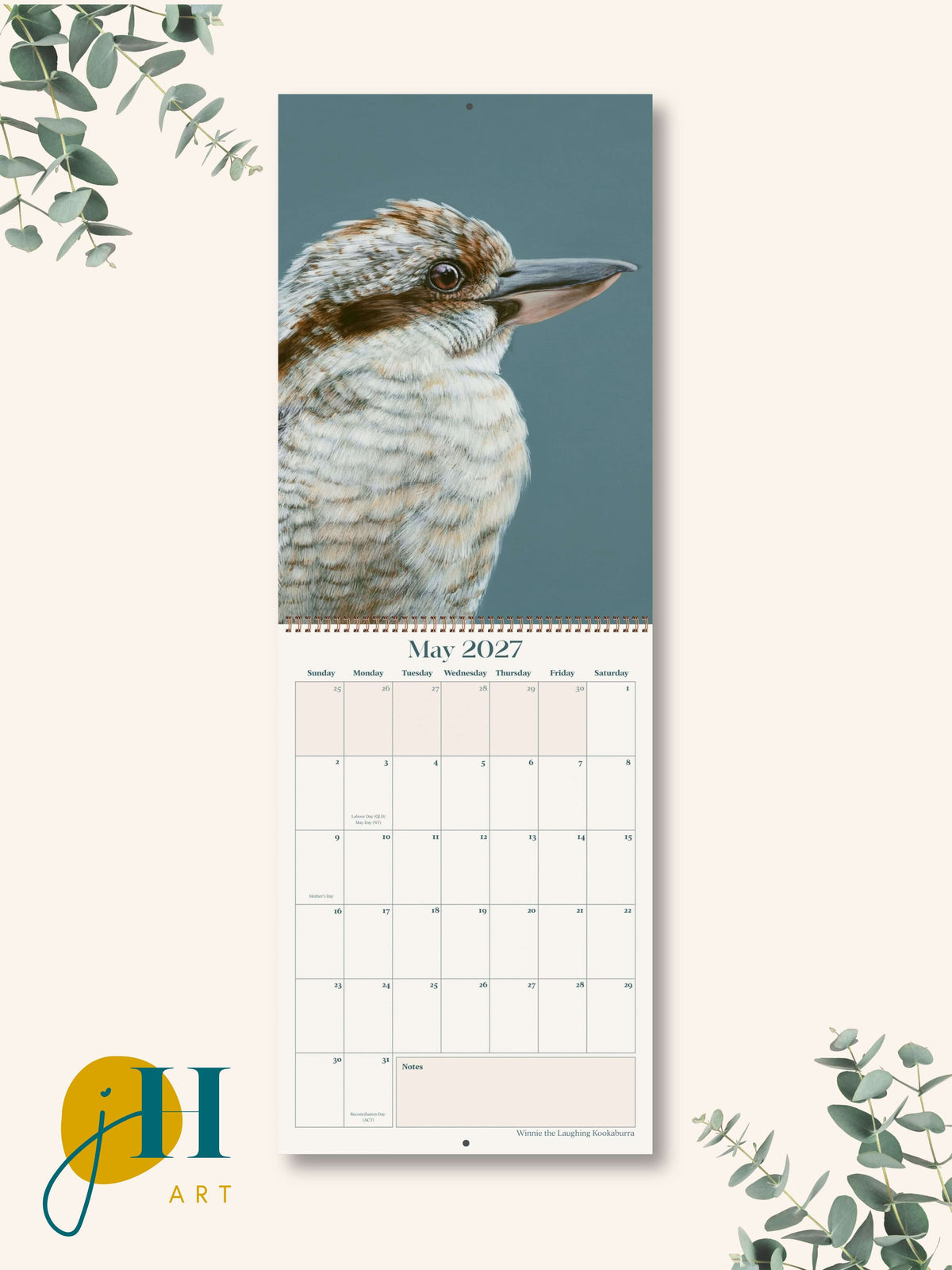 PRE-ORDER A4 size 2027 Premium Art Calendar