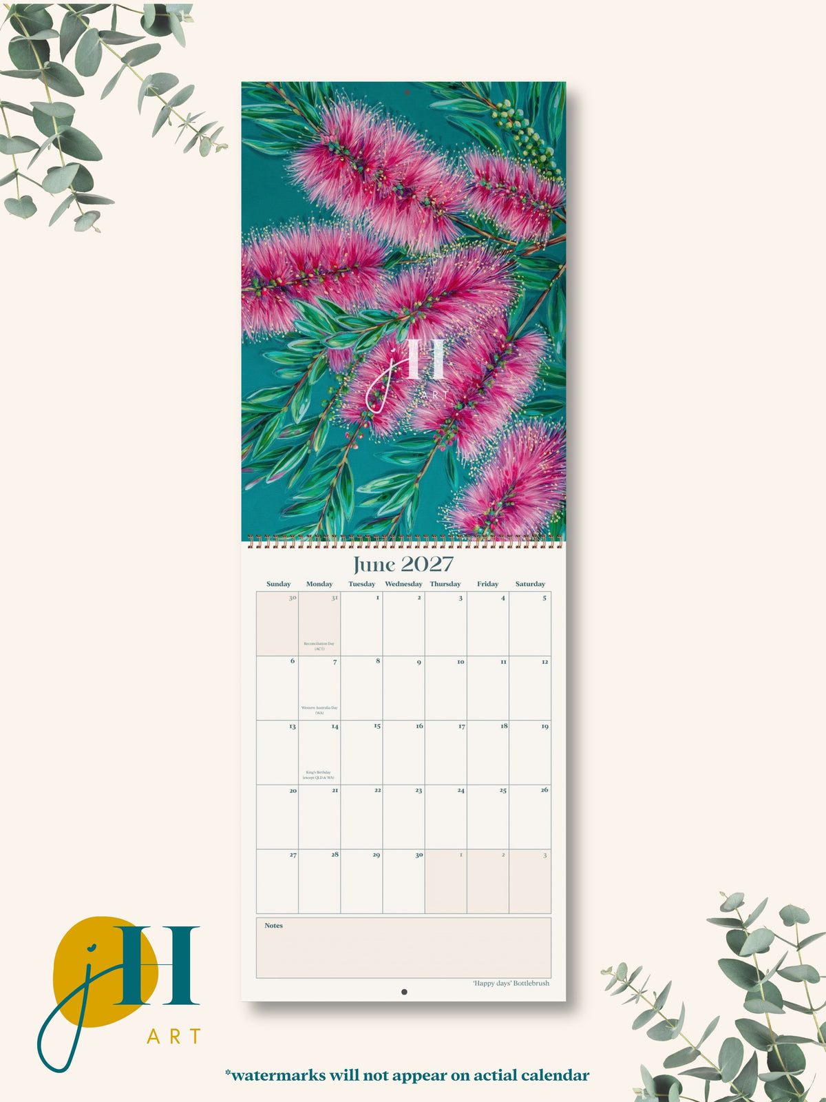 PRE-ORDER A3 size 2027 Premium Art Calendar (COMING SOON)