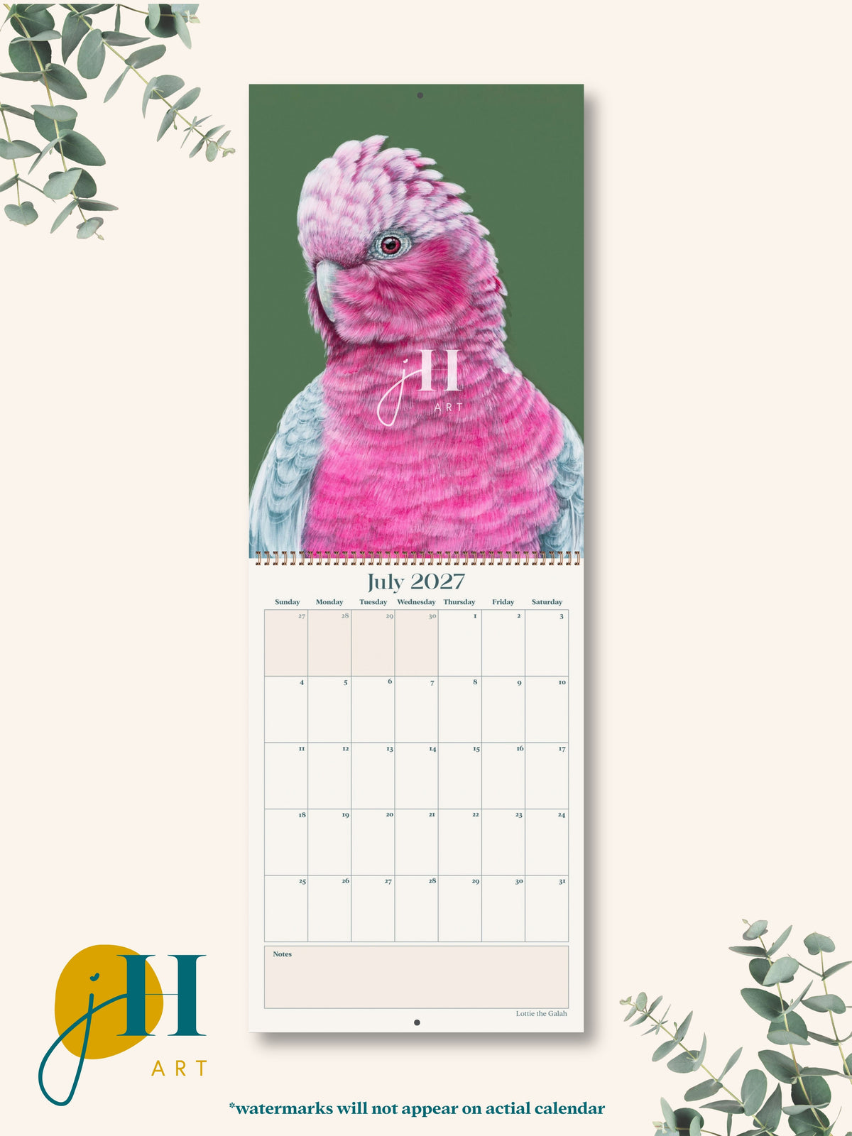PRE-ORDER A3 size 2027 Premium Art Calendar (COMING SOON)