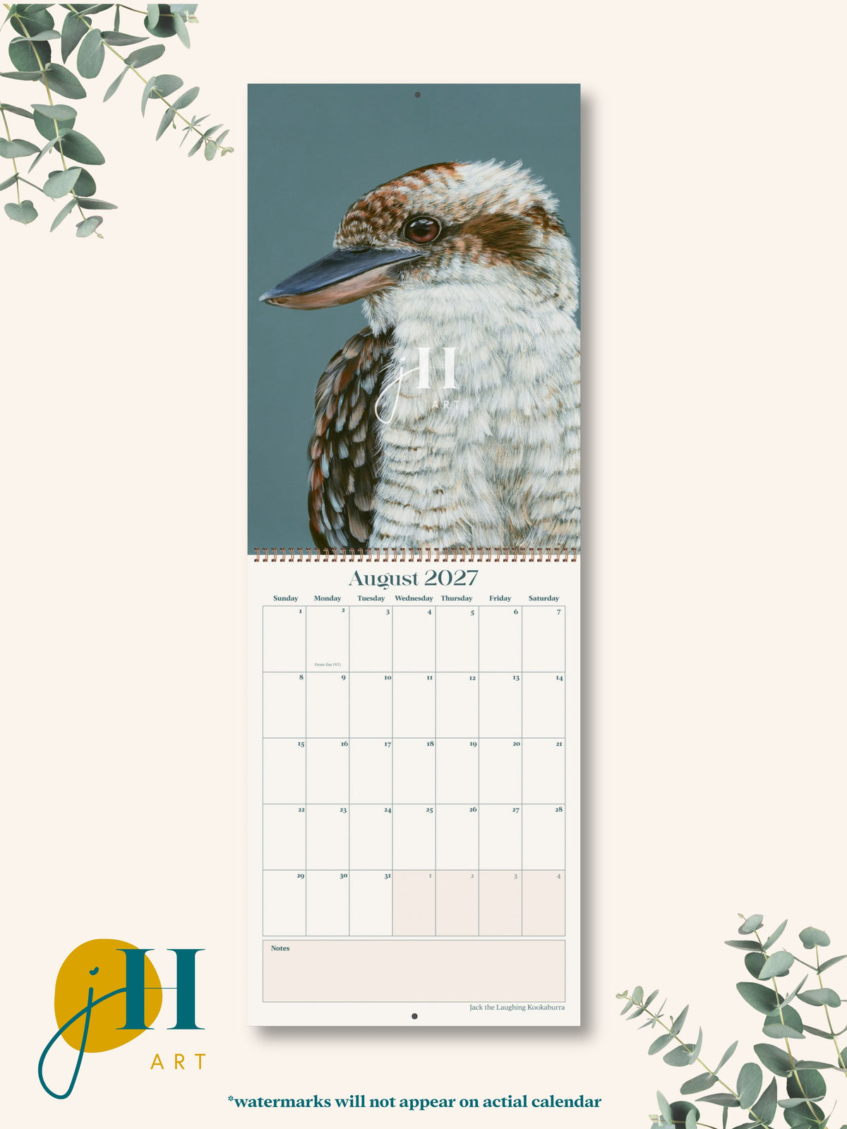 PRE-ORDER A4 size 2027 Premium Art Calendar (COMING SOON)