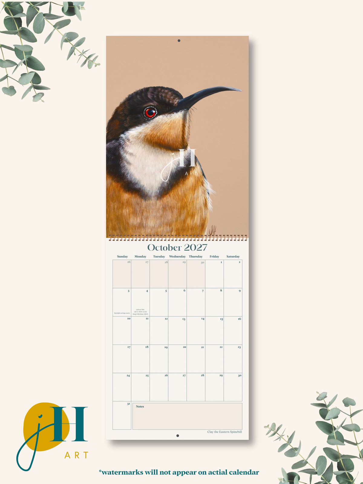 PRE-ORDER A4 size 2027 Premium Art Calendar (COMING SOON)