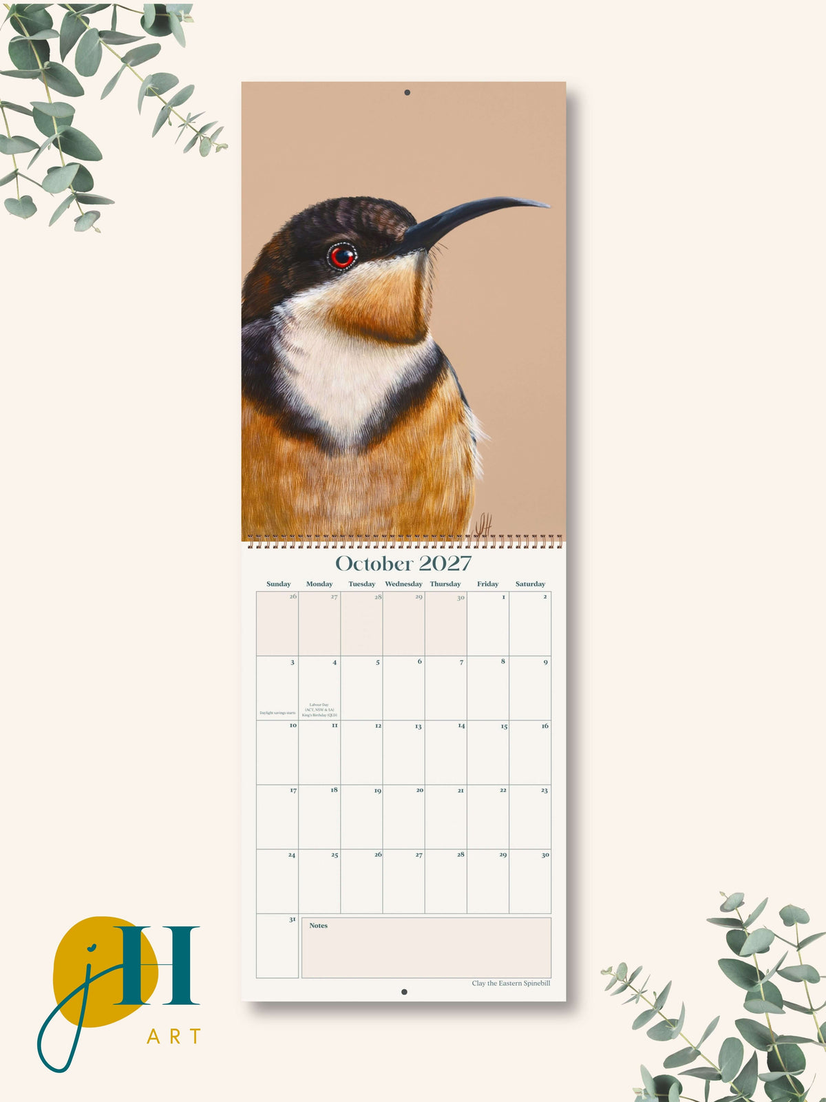 PRE-ORDER A4 size 2027 Premium Art Calendar