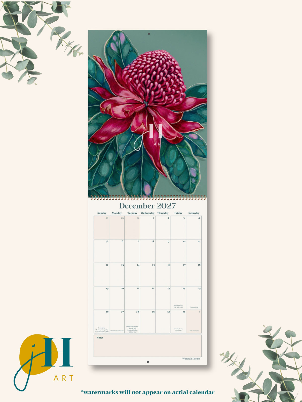 PRE-ORDER A3 size 2027 Premium Art Calendar (COMING SOON)
