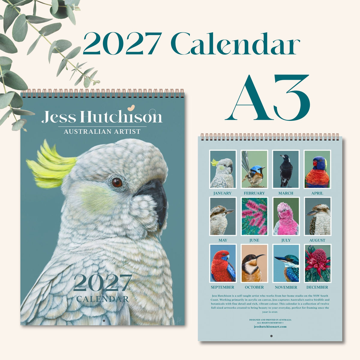 PRE-ORDER A3 size 2027 Premium Art Calendar (COMING SOON)