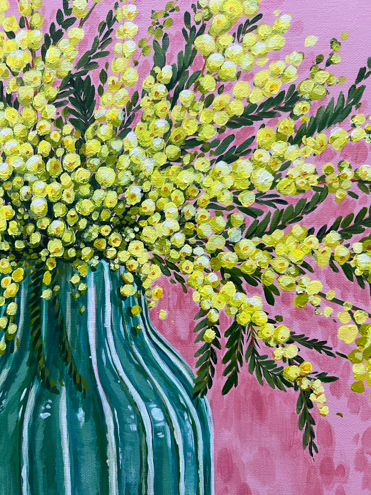 ‘Winter Wattle’ original framed artwork