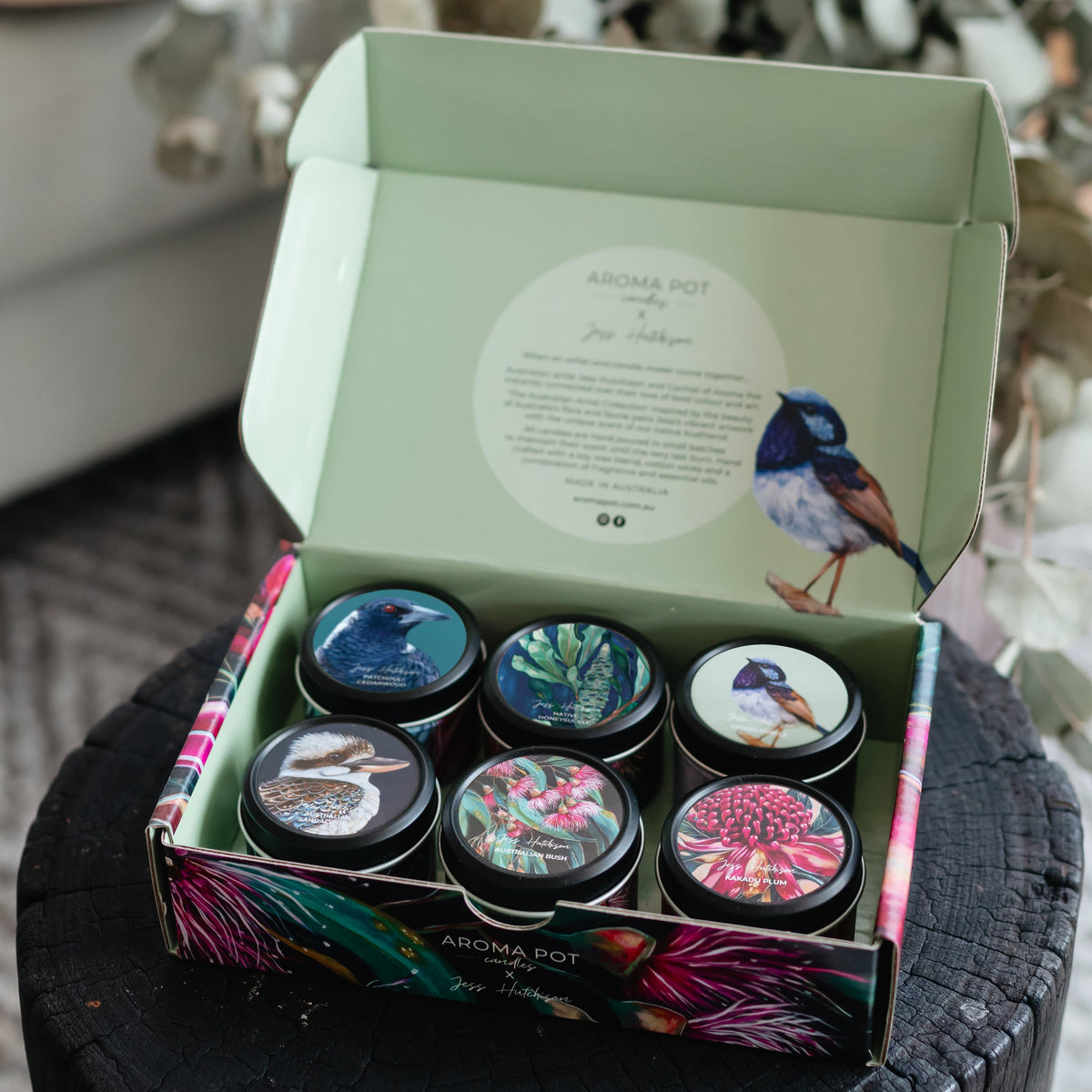 Aroma Pot mini soy candle sample pack