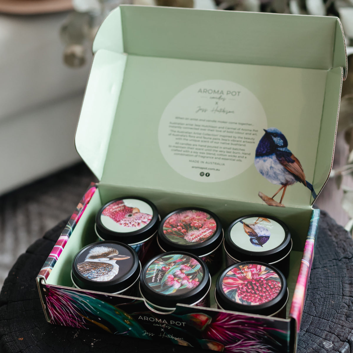 Aromapot mini soy candle sample pack