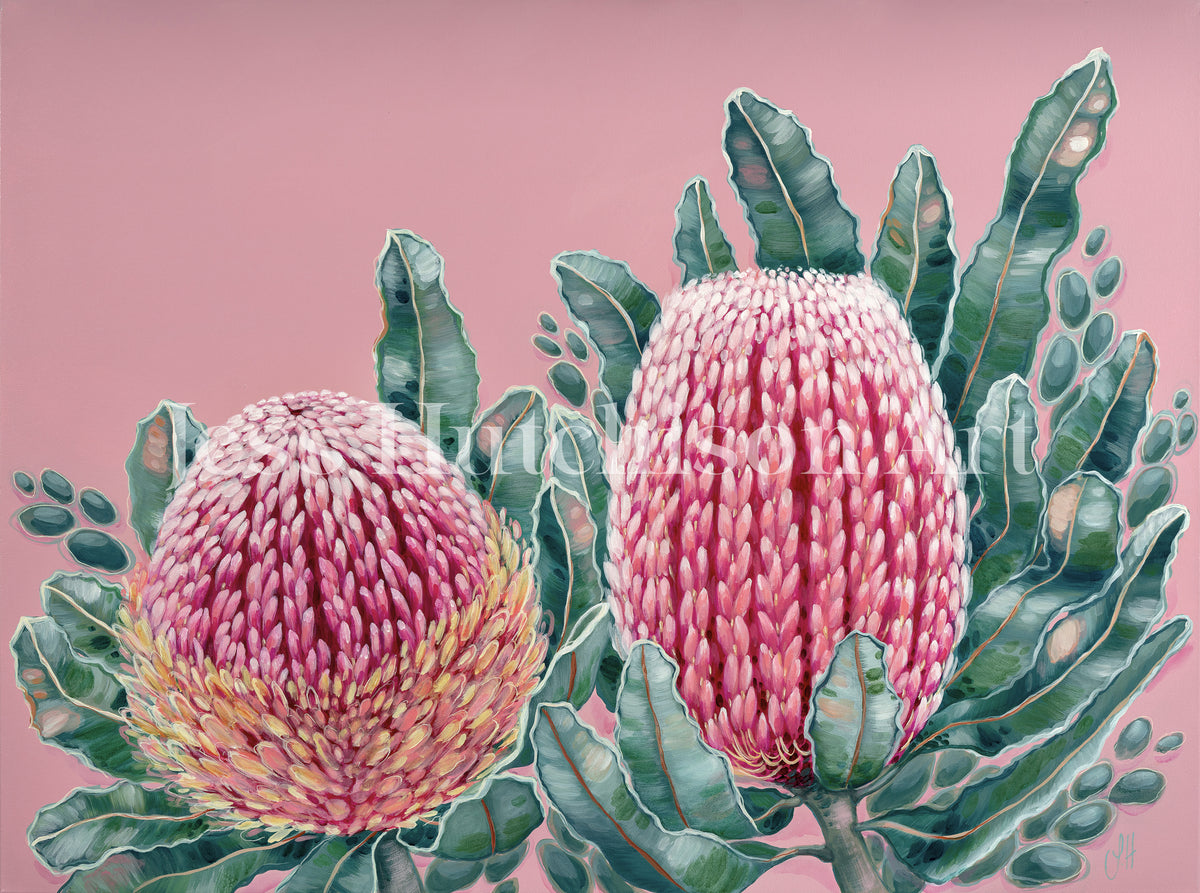 Banksia beauty - Original framed artwork