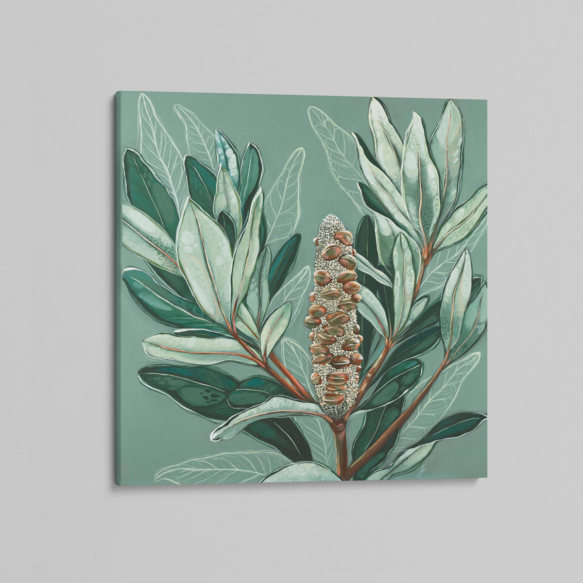 ‘Banksia Heart’ canvas print