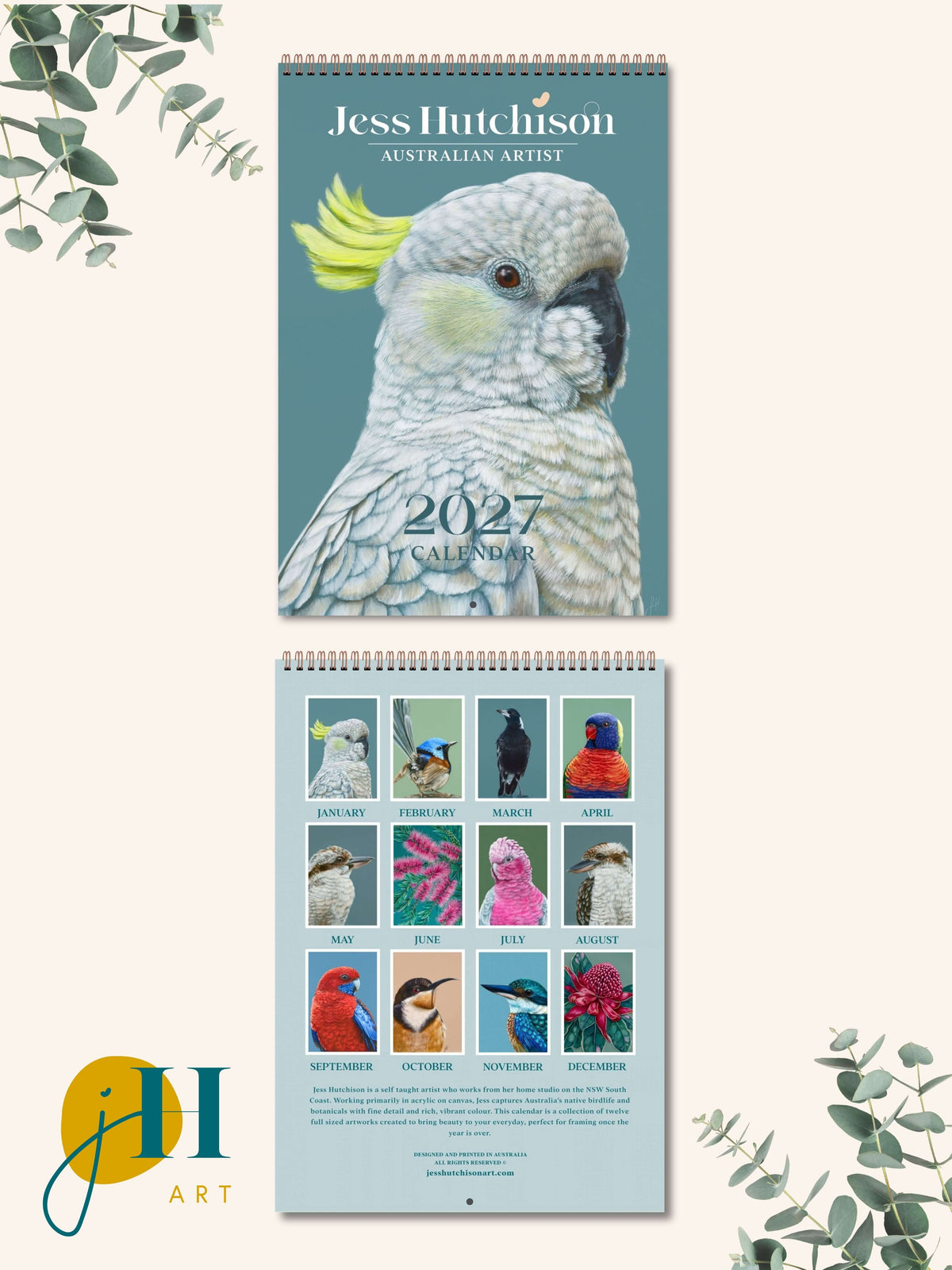 PRE-ORDER A4 size 2027 Premium Art Calendar