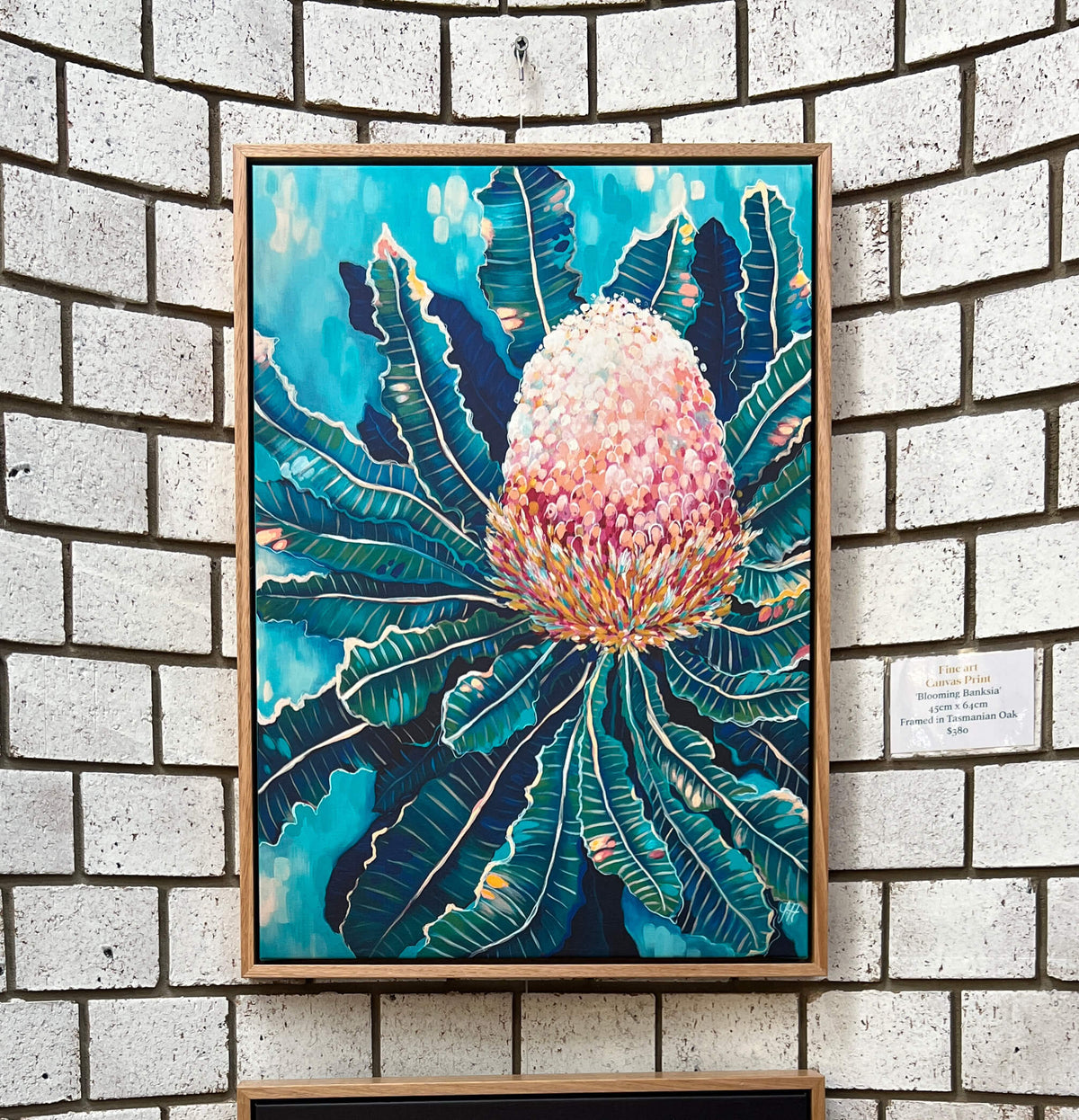 &#39;Blooming Banksia&#39; canvas print