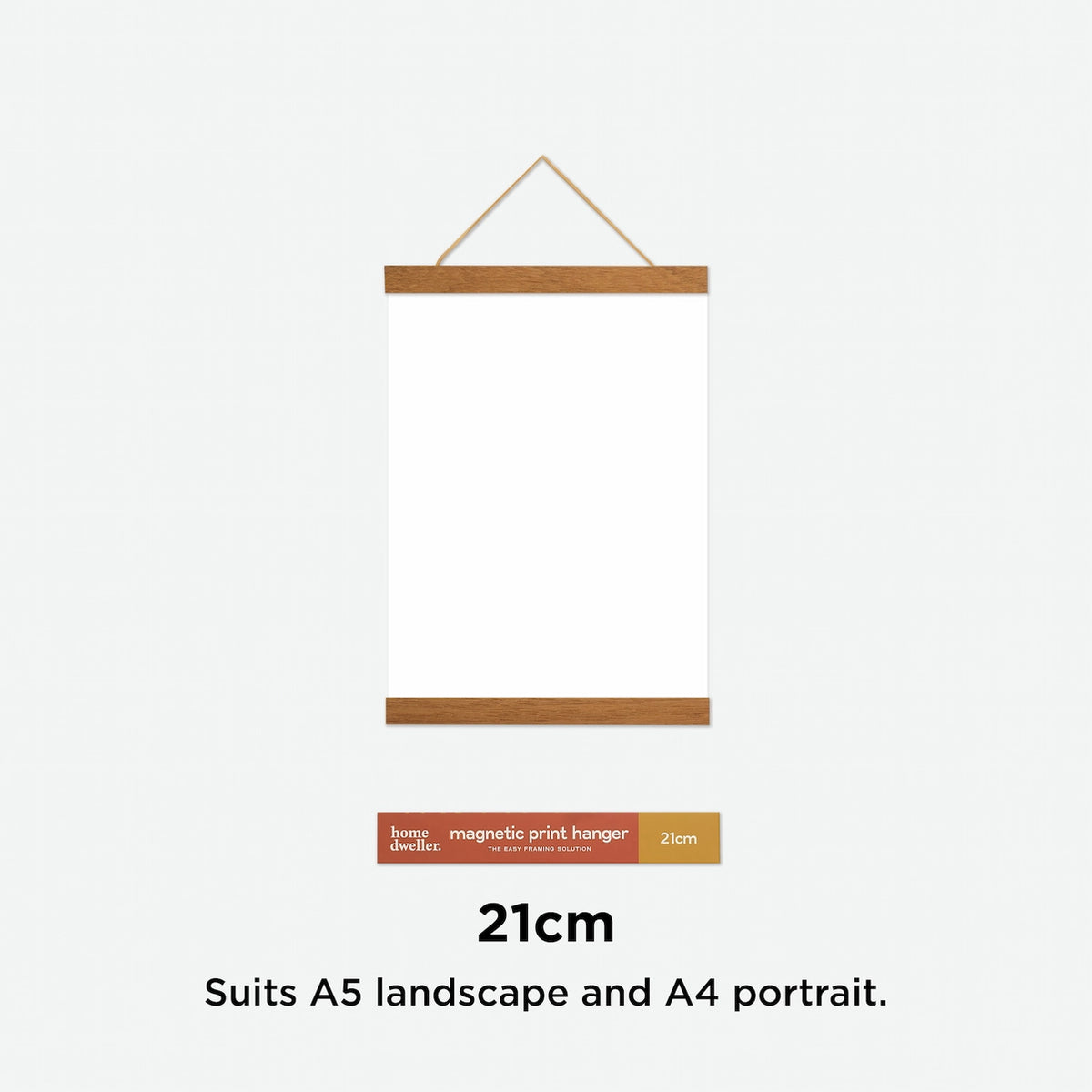 21cm magnetic print hanger for A4 calendar page display PRE-ORDER