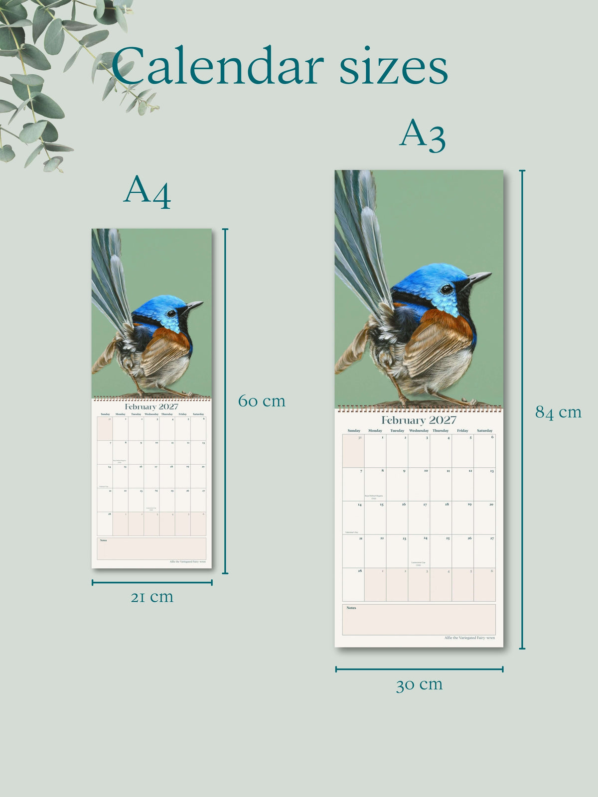PRE-ORDER A4 size 2027 Premium Art Calendar
